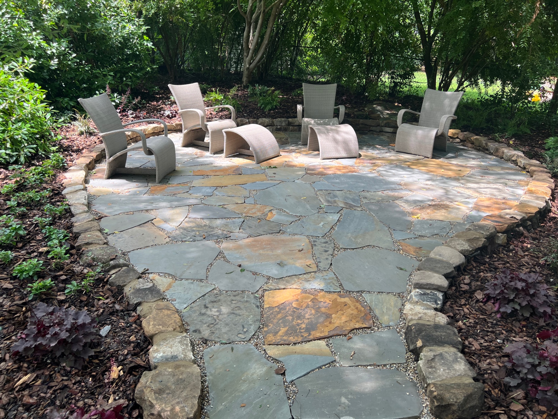 Flagstone Patio & Garden Seating