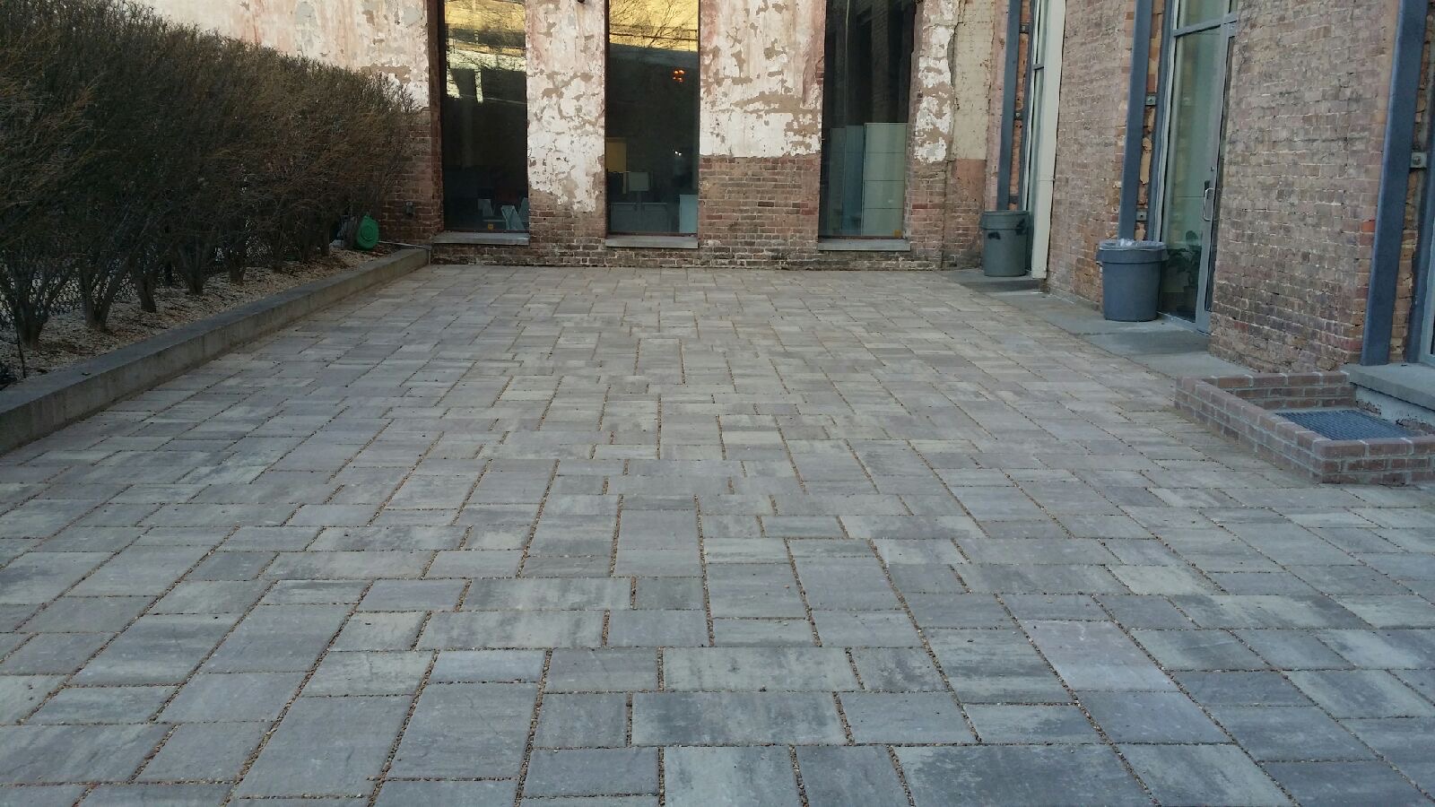 Commercial Paver Courtyard